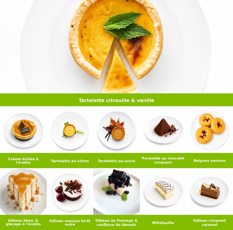 Grande boîte de desserts