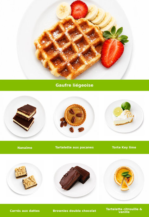 Petite boîte de desserts