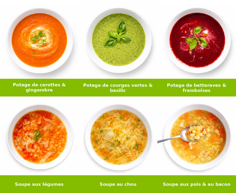 Petite boîte de soupes & potages