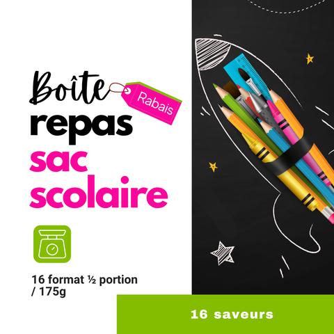 Boîte sac scolaire