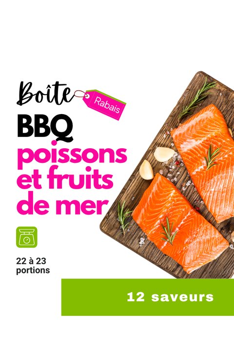 Boîte BBQ - Poissons & fruits de mer