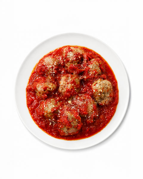 Boulettes de veau & sauce marinara