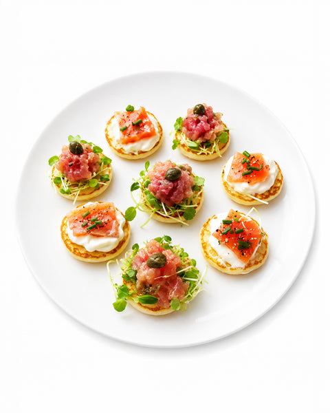 Mini blinis français