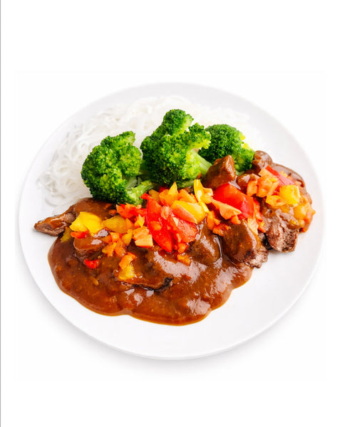 Pad thaï de boeuf aux arachides & vermicelles