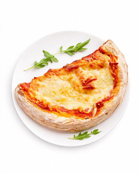 Pizza végétalienne au pepperoni & croûte artisanale
