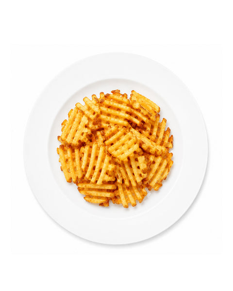 Pommes de terre gaufrées