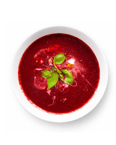 Potage de betteraves & framboises