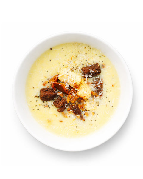 Potage de poireaux & pommes de terre