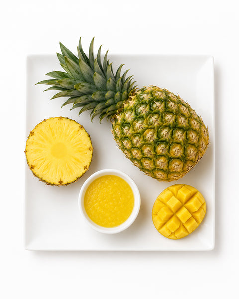 Purée d'ananas & de mangues