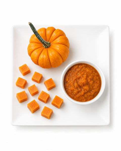Purée de citrouille & de patates douces