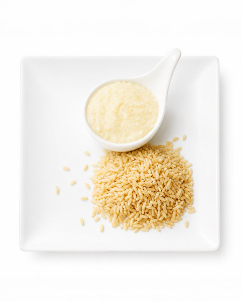 Purée de riz brun & riz blanc