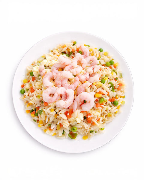 Riz frit aux crevettes