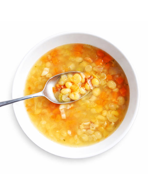 Soupe aux pois & au bacon