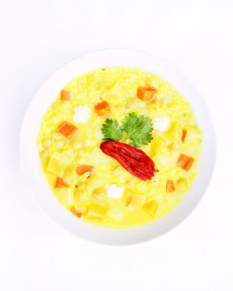 Soupe-repas à l'indienne végétalienne