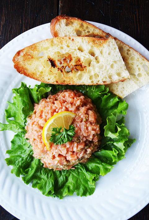Tartare de saumon classique